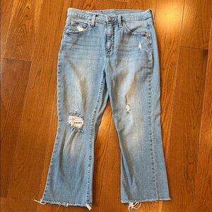 GAP kick fit high rise cropped jean 29 8P